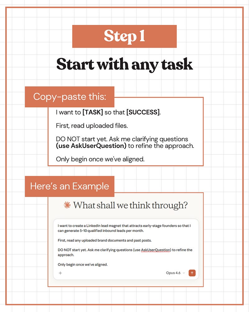 Ruben Hassid (@ruben): "How to make Claude ask YOU questions before ...