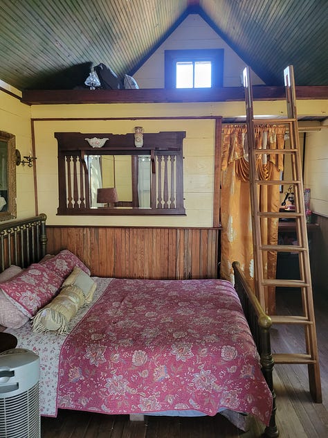 Four houses to possibly choose from to own, maybe live in part-time, full-time, or as a place to escape yet also make money, write off taxes, and savor till you die.