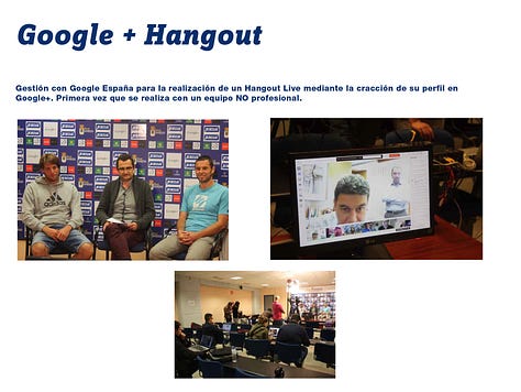 Trabajos realizados para el Real Oviedo en la temporada 2012/2013.