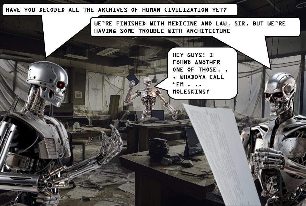 A group of robots in an office

AI-generated content may be incorrect.