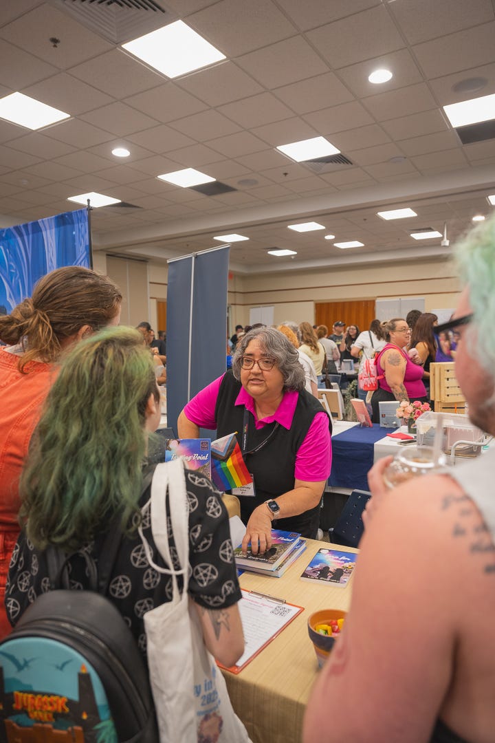 Crowds of readers swarm the Largo Library on May 2, 2026.
