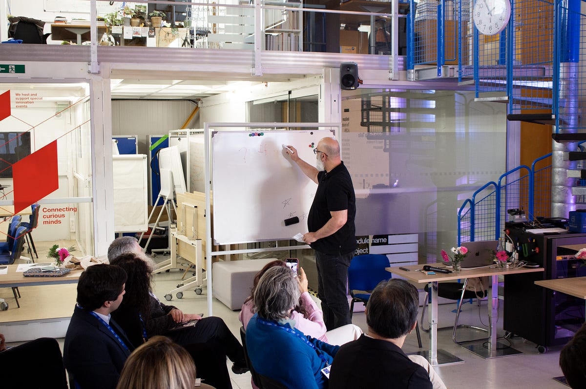 Keynote at IdeaSquare CERN — Head of Arts & Culture, WEF & Dr. Pablo Garcia Tello, Head of IdeaSquare CERN