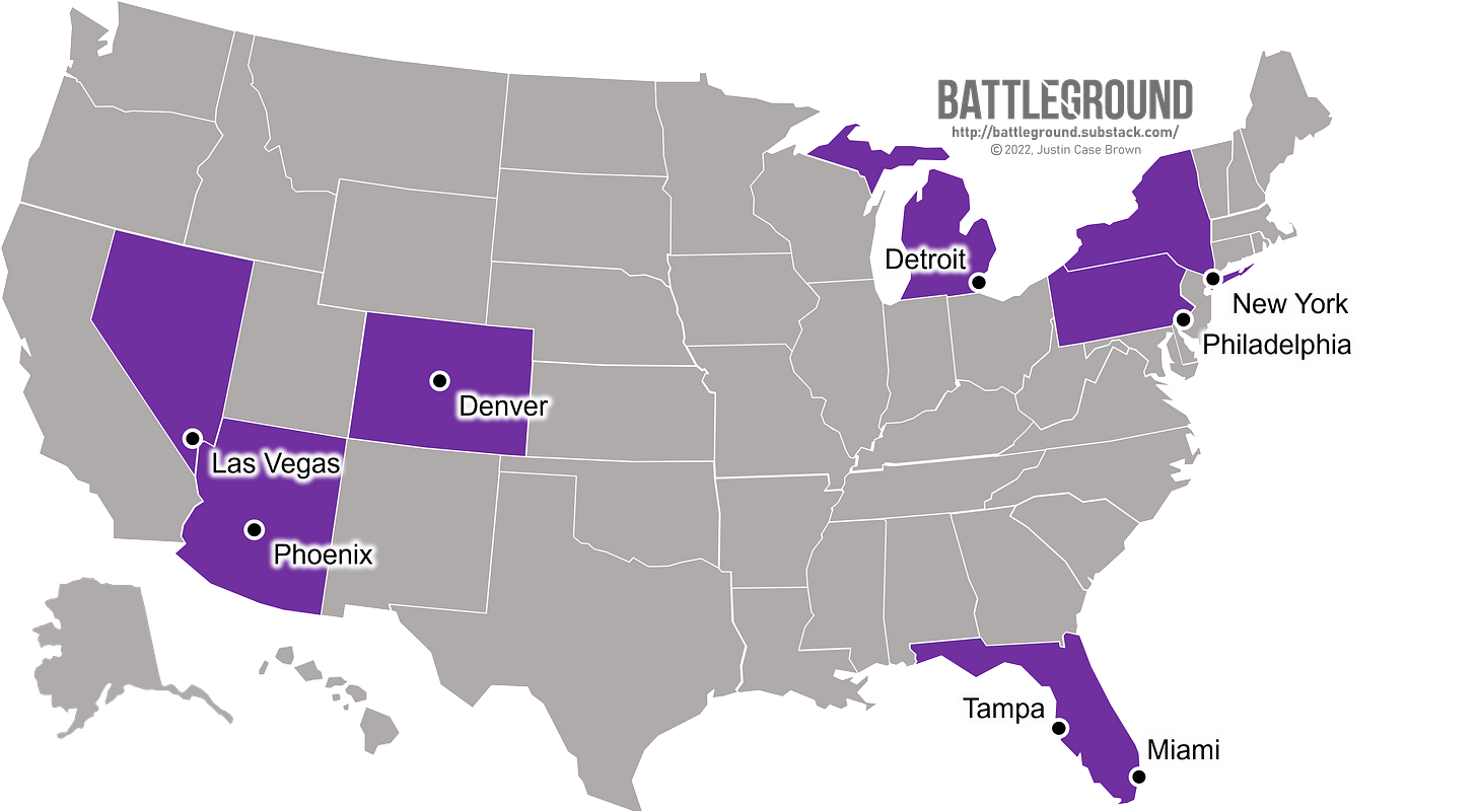 Suburban Swing Districts Map 2022 Suburban Swing Districts Map 2022