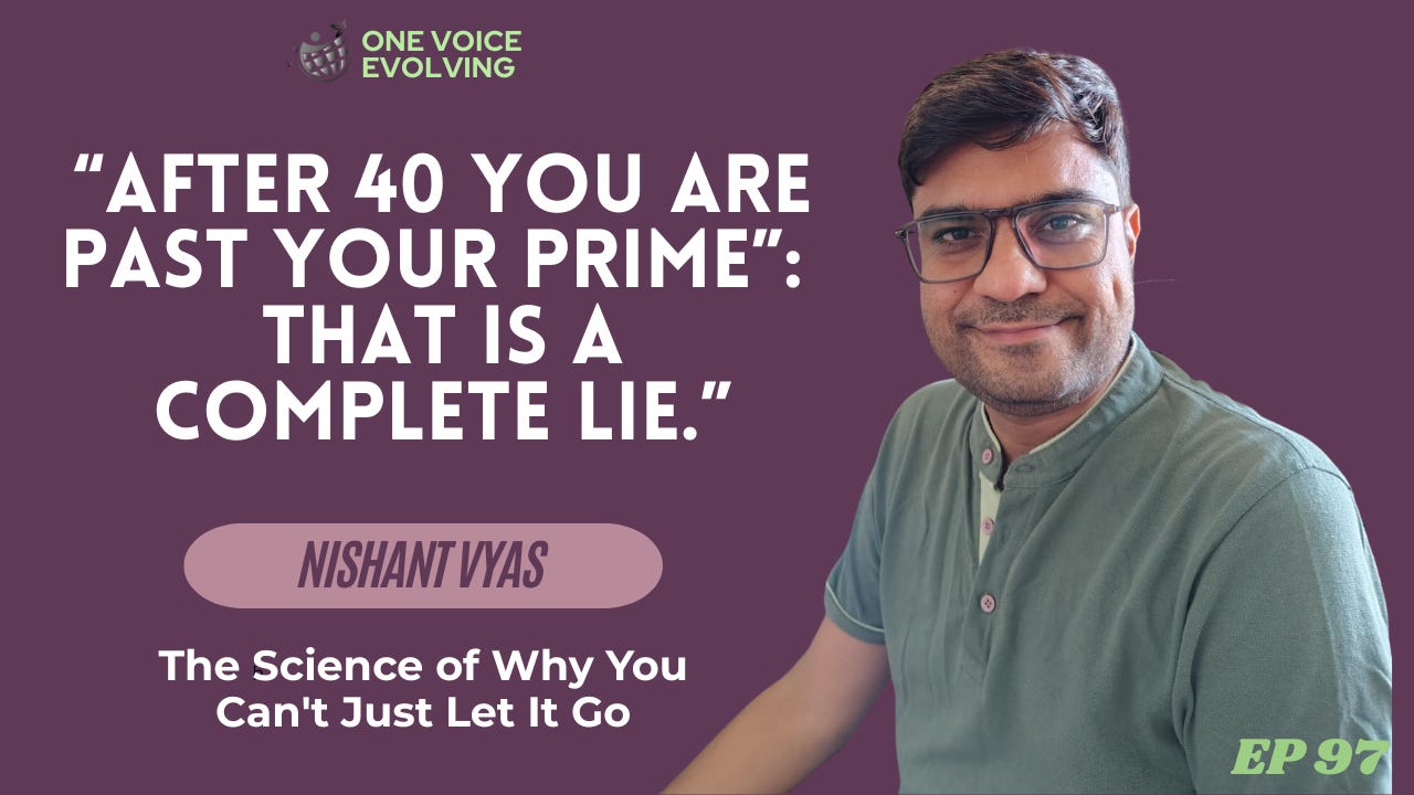 one voice evolving, kim brassor, biology, nishant vyas, the cove, women over 40 one voice evolving, kim brassor, biology, nishant vyas, the cove, women over 40