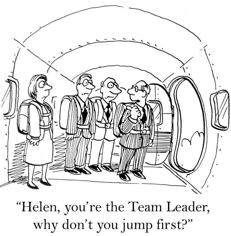 Michael (Mike) Fritsch on LinkedIn: #fridayfunny #businesshumor #teamwork # leadership | 27 comments