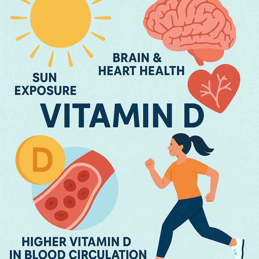 How to improve Vitamin D in blood circulation with exercises in the BreathNow app