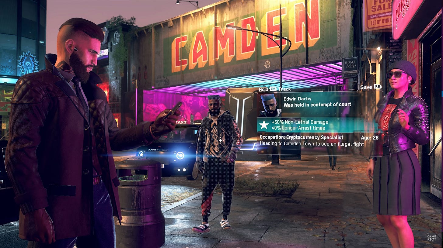 I am already hopelessly obsessed with Watch Dogs Legion's NPCs | PC Gamer