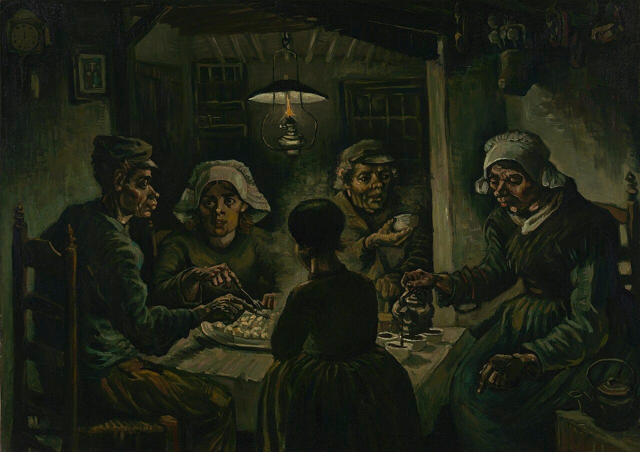 The Potato Eaters by Van Gogh The Potato Eaters by Van Gogh