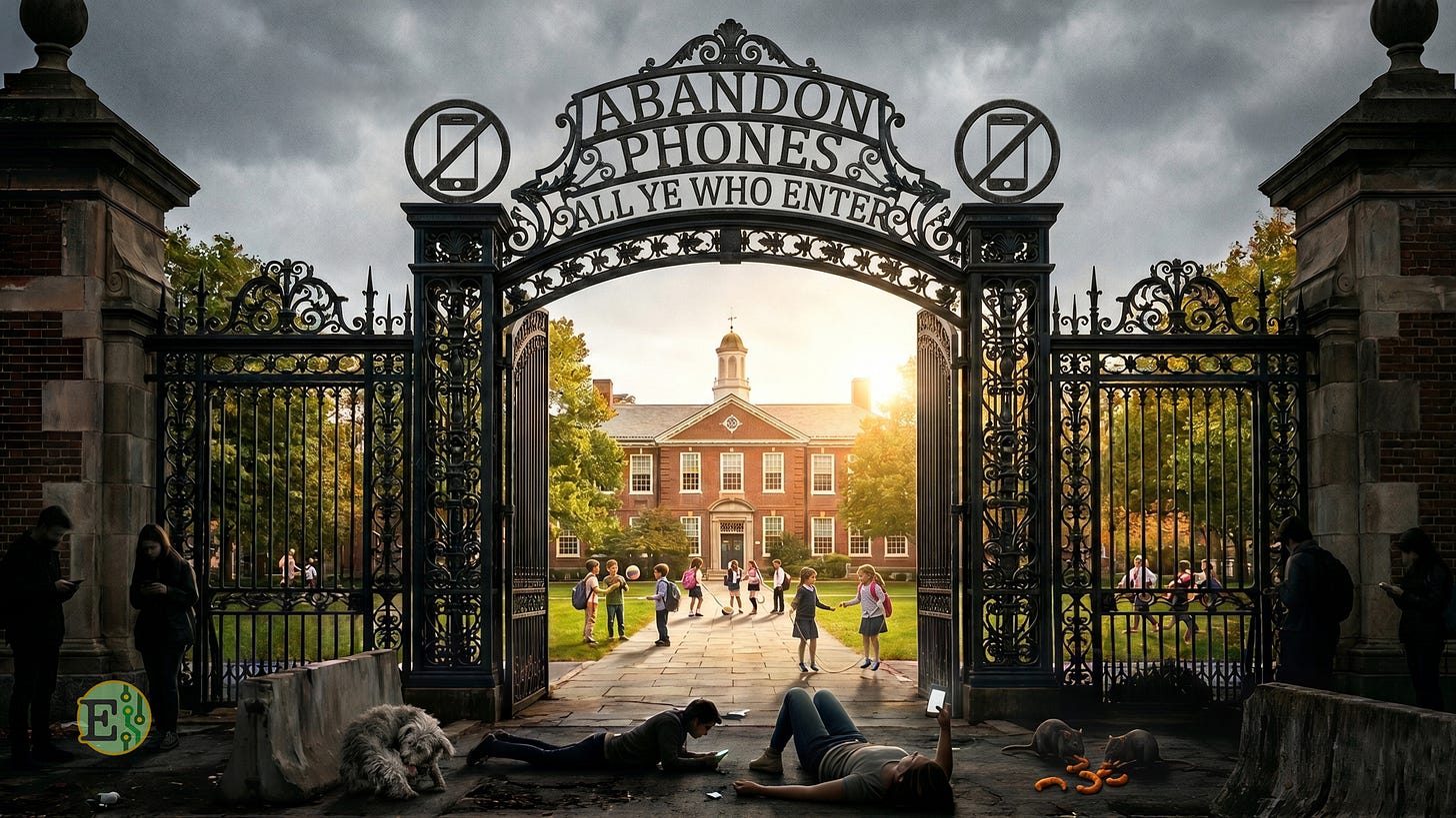 School Phone Bans Are Working: Abandon Phones All Ye Who Enter Gate School Phone Bans Are Working: Abandon Phones All Ye Who Enter Gate