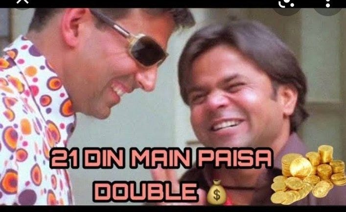 Adwait on X: "SEBI says don't believe in any "21 din mein paisa double''  kind of scheme. But Adani group busted this myth. #Adani  https://t.co/wRk6xGOUMI" / X