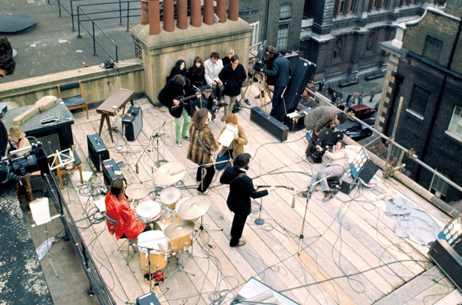 Beatles 1969 Rooftop Performance to Make Streaming Debut