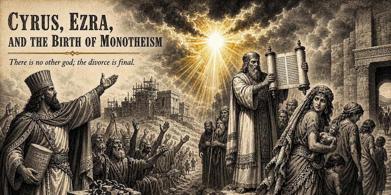Cyrus, Ezra, and the Birth of Monotheism