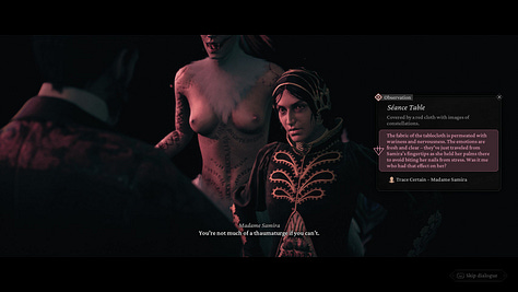Screenshots of The Thaumaturge