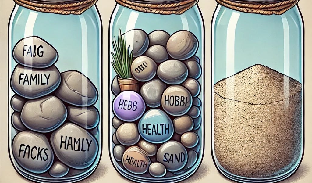 “The Jar of Life: How Prioritizing Shapes Your World”