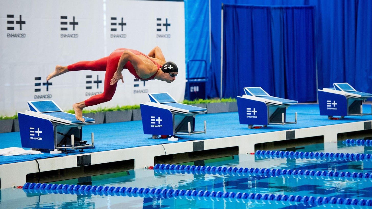 Enhanced Games: Doped swimmer claims 50m freestyle 'world record' - BBC  Sport