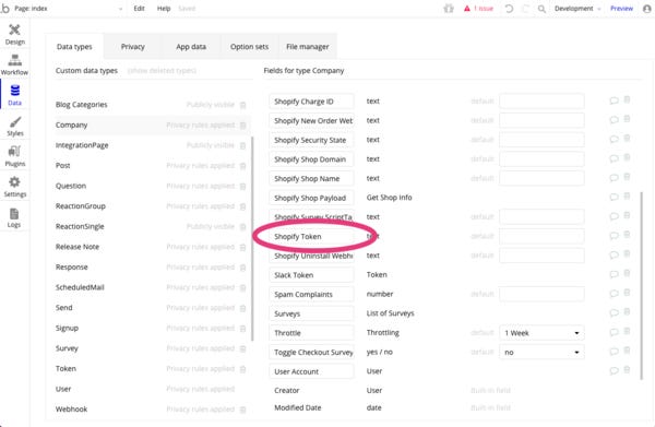 Adding new fields to your data structure to store tokens and security states.