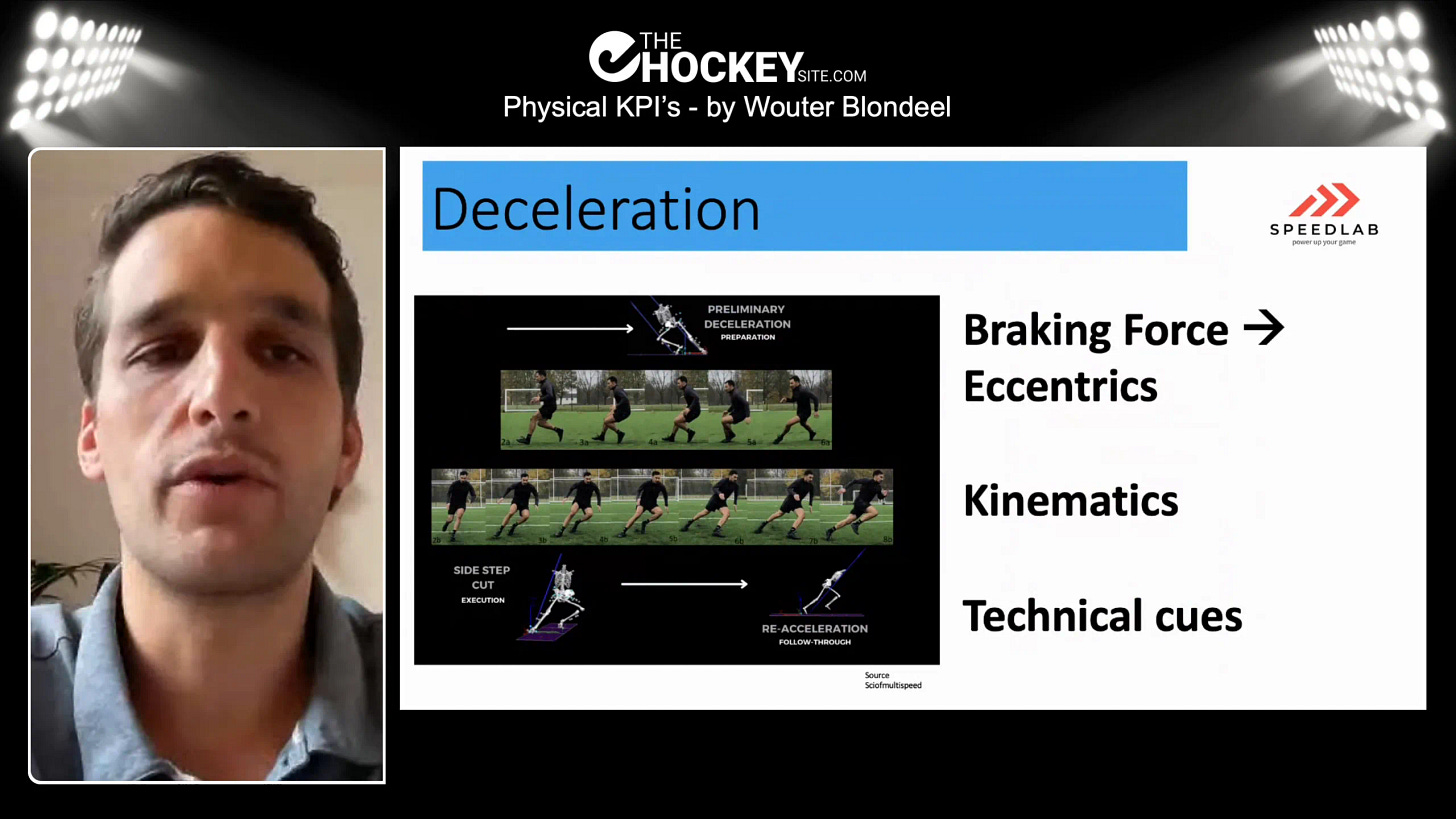 Wouter explaining deceleration training techniques