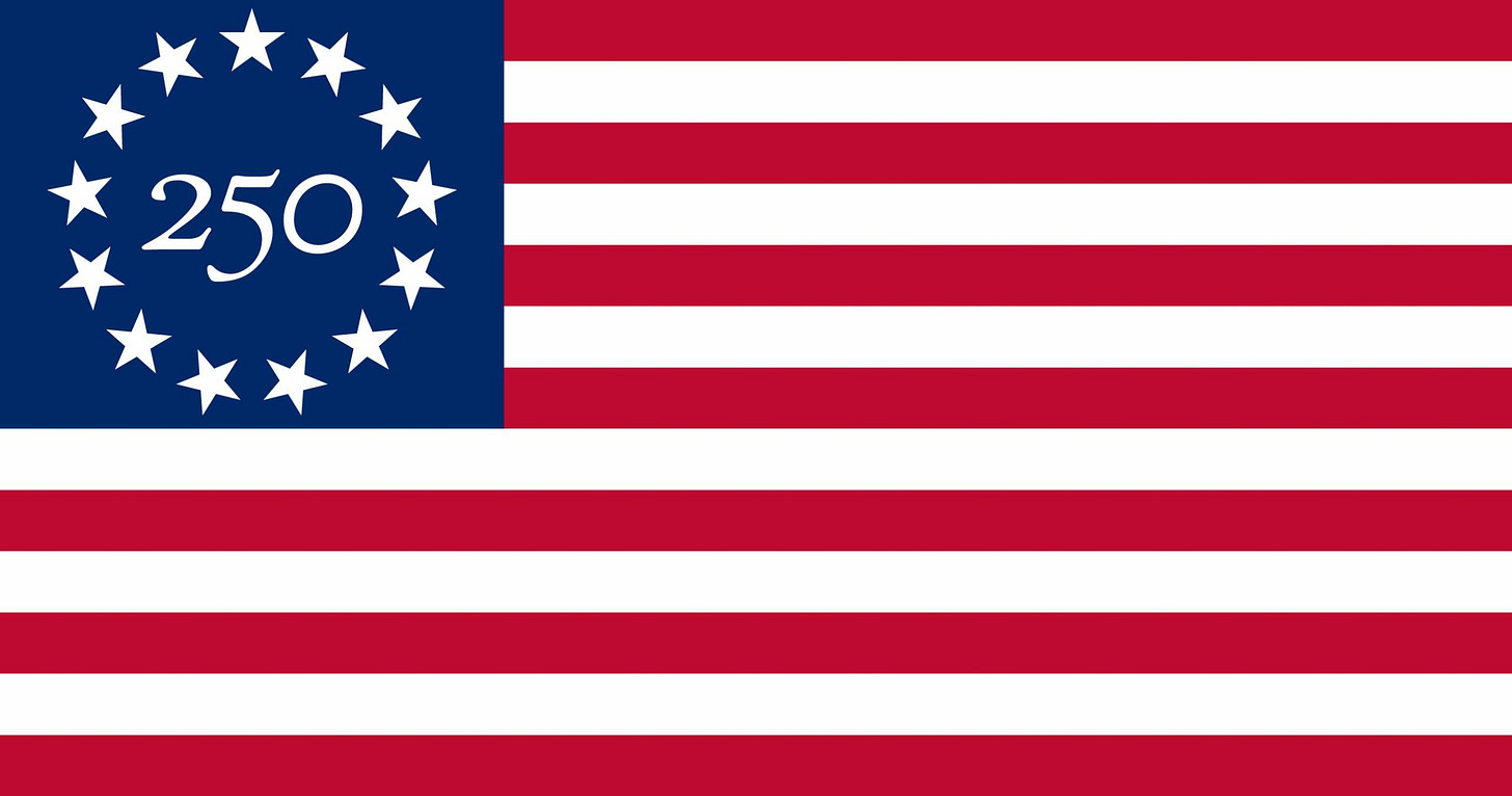 Betsy Ross America 250 - 3x5' - 3x5', Poly Cotton, Printed