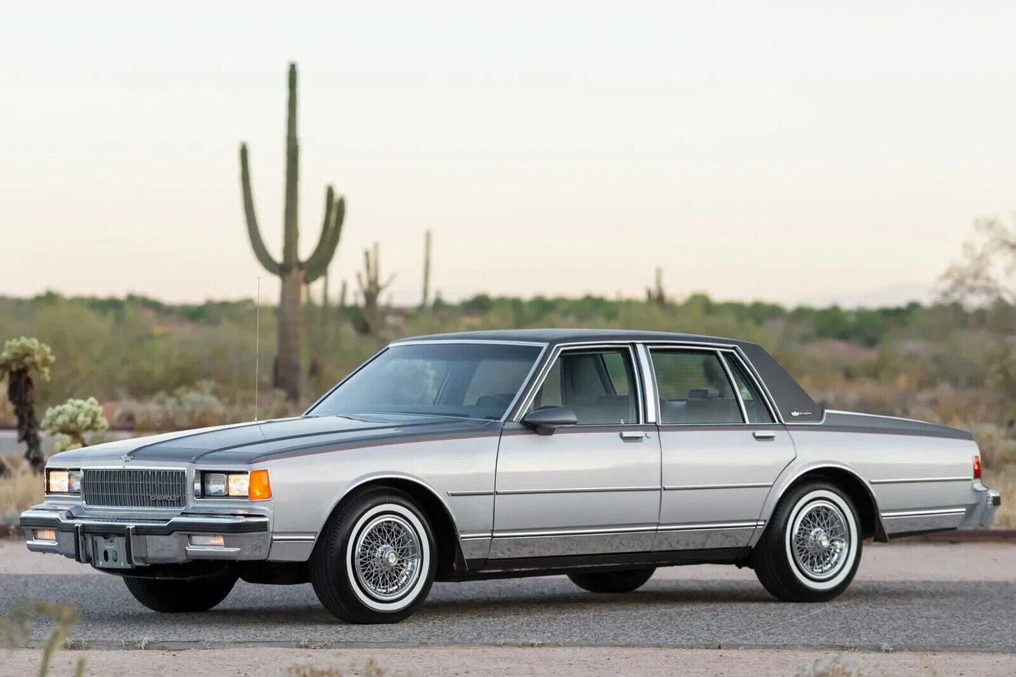 1986 Chevrolet Caprice Classic Brougham (Gray) POSTER 24 X 36 INCH Looks  Sweet! | eBay