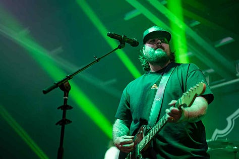 Headliner Kody West performs at the Burn Shop Block Party