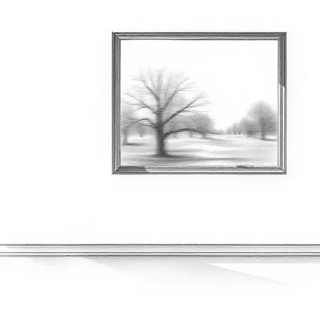 On Witnessing - Literary essay AI illustration of a barren tree by Marble & Ember