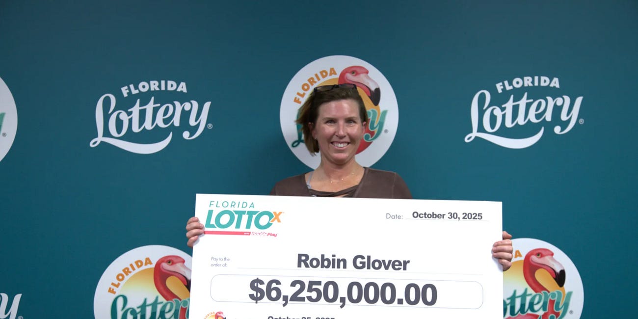 Holmes Beach Woman Wins $6.25 Million Florida LOTTO Jackpot