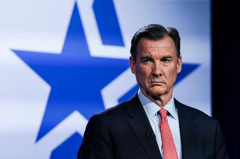 Rep. Tom Suozzi listens during a 2022 New York governor primary debate in New York City Rep. Tom Suozzi listens during a 2022 New York governor primary debate in New York City