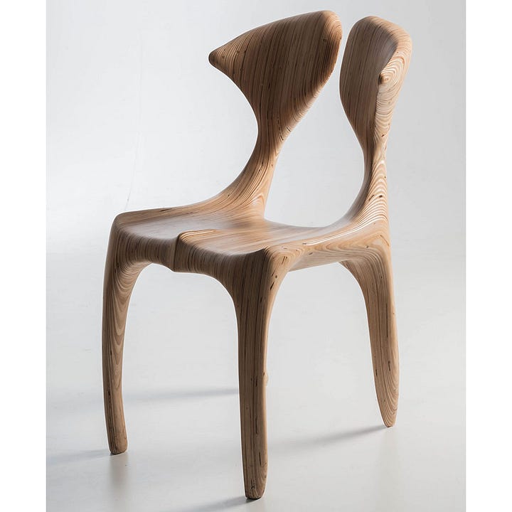 Nexus Armchair, Flow Bench, Nexus Lamp, Dune Chair by Cyryl Zakrzewski