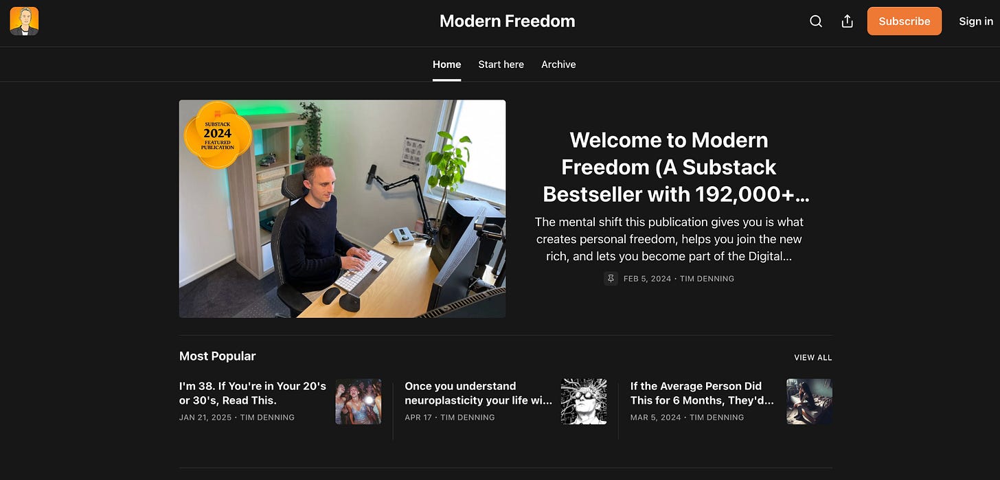 tim denning homepage tim denning homepage