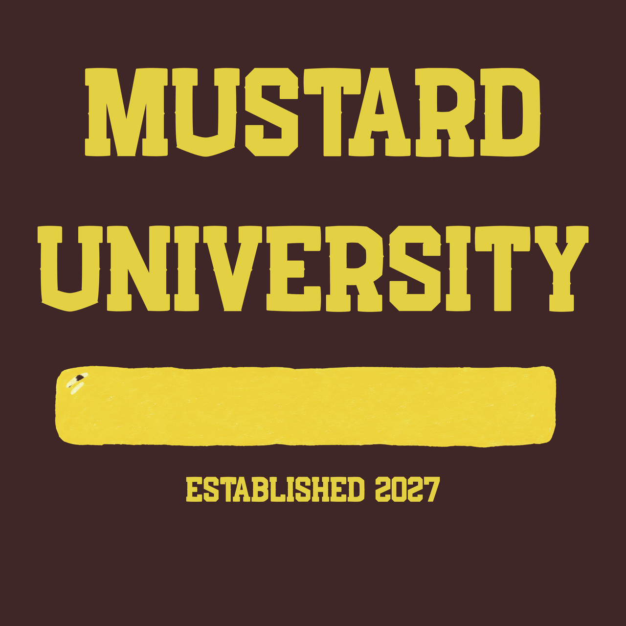 Mustard's University logo