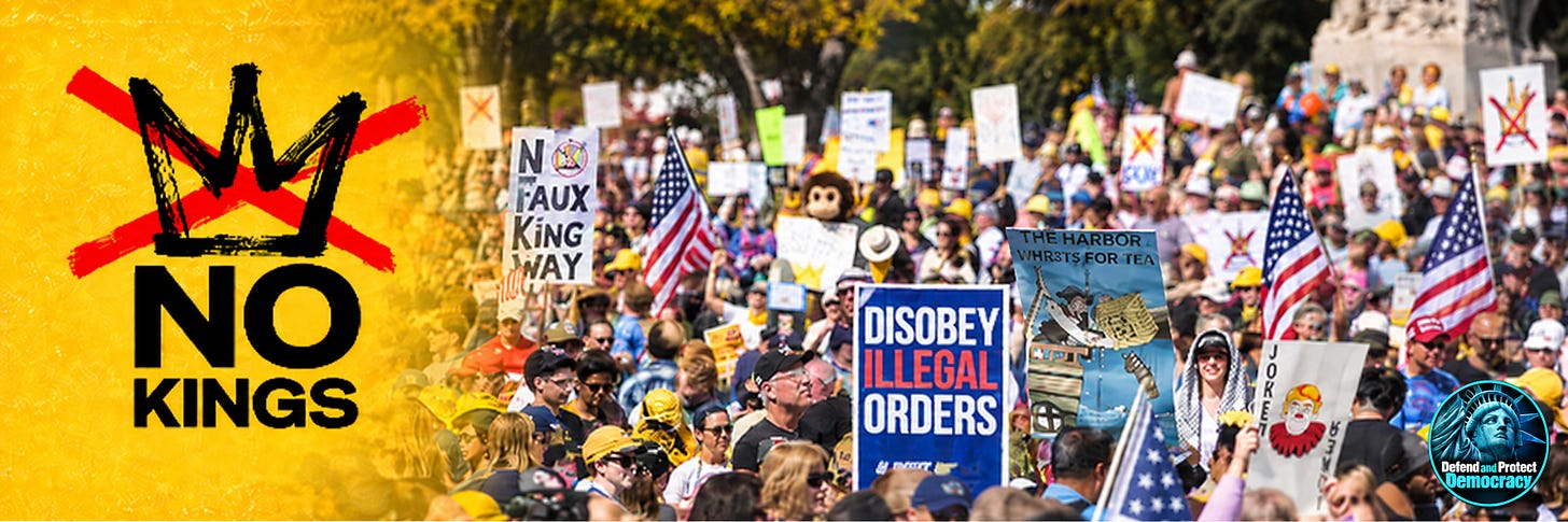 No Kings: Vote Early. No Kings: Vote Early.