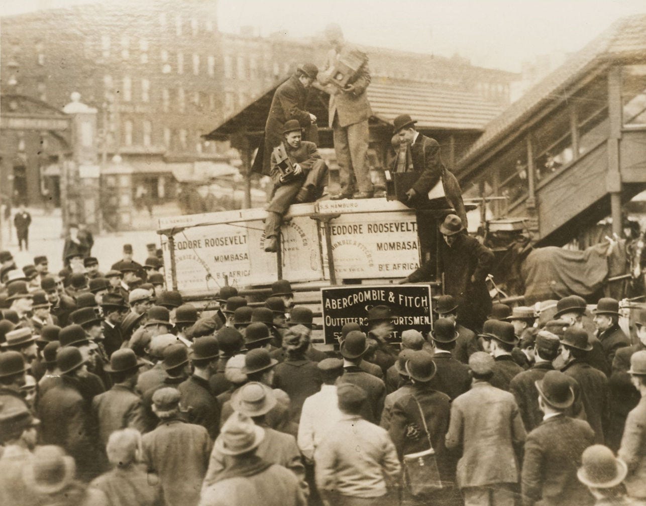 Roosevelt safari crates