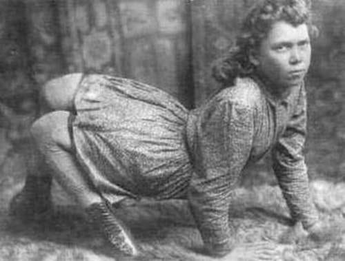 Ella Harper was known in the freak show as The Camel Girl
