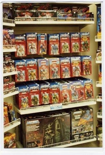 Some 1980s franchises may never leave the toy shelves of yesterday. (image: reddit)