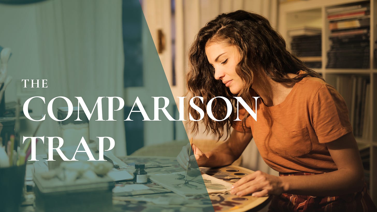 Young woman in contemplative moment looking at financial papers - representing the financial comparison trap and wealth anxiety women face Young woman in contemplative moment looking at financial papers - representing the financial comparison trap and wealth anxiety women face