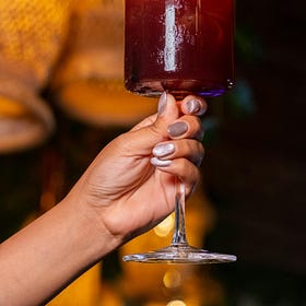 Spooky Mocktail: The Black Widow