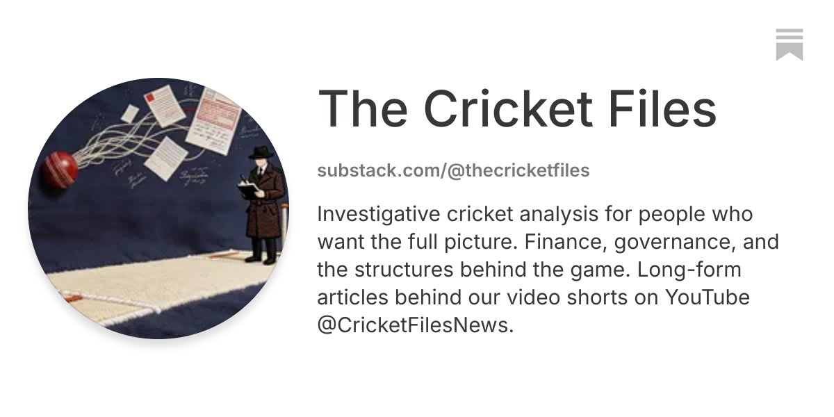 The Cricket Files | Substack