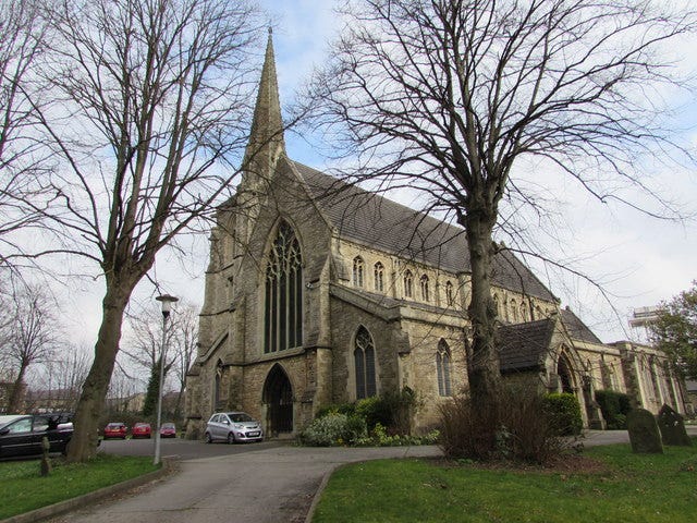 SW corner of St Mark's Church, Swindon SW corner of St Mark's Church, Swindon