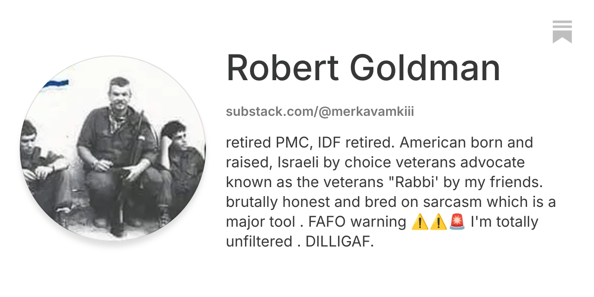 Robert Goldman | Substack