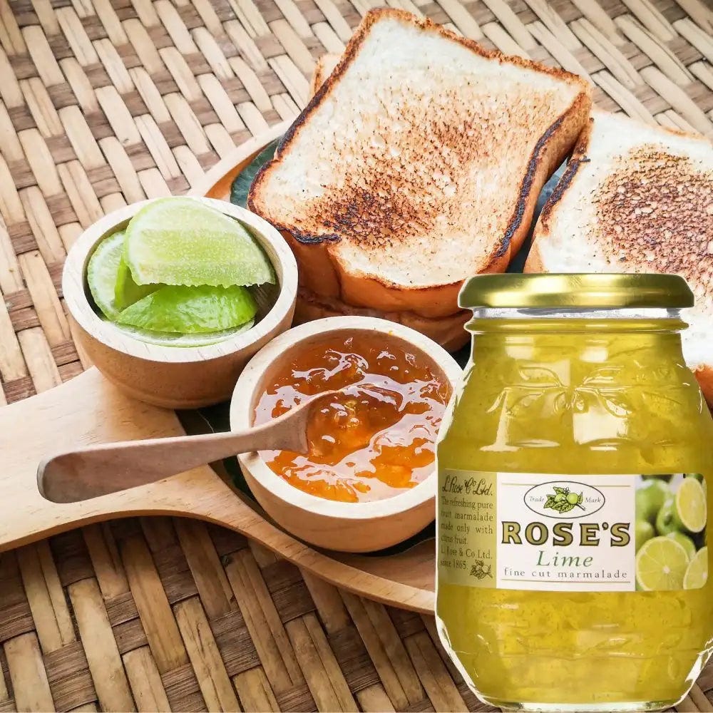 Rose's Lime Marmalade: Zesty Citrus Flavor 16oz Jar – British Food Supplies Rose's Lime Marmalade: Zesty Citrus Flavor 16oz Jar – British Food Supplies