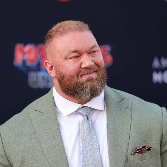Slika: HOLLYWOOD, CALIFORNIA - MAY 18: Hafþór Júlíus Björnsson attends the Los Angeles Premiere of Amazon MGM Studios "Masters Of The Universe" at TCL Chinese Theatre on May 18, 2026 in Hollywood, California. (Photo by Brianna Bryson/WireImage)
