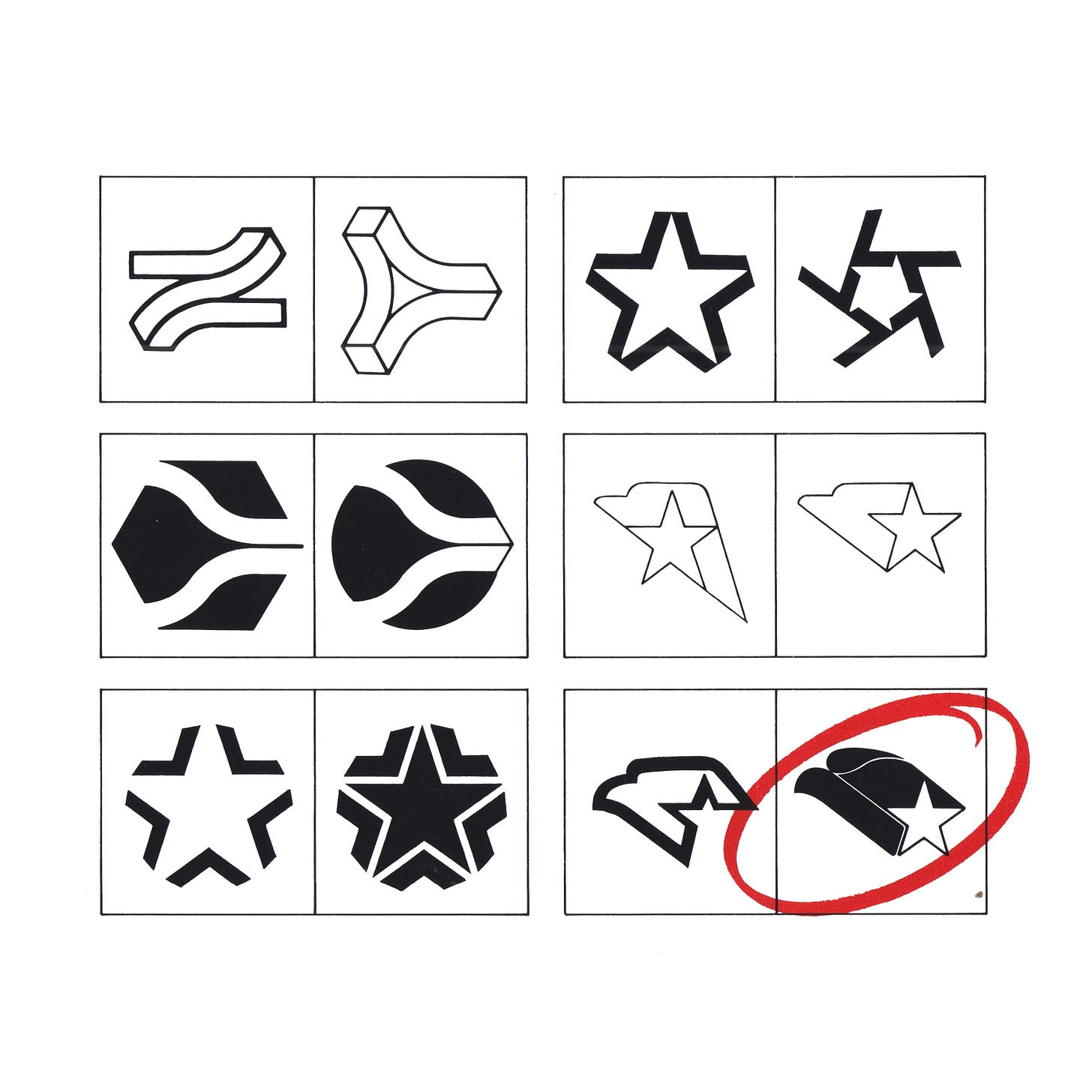 LanChile logo concepts 1975 LanChile logo concepts 1975