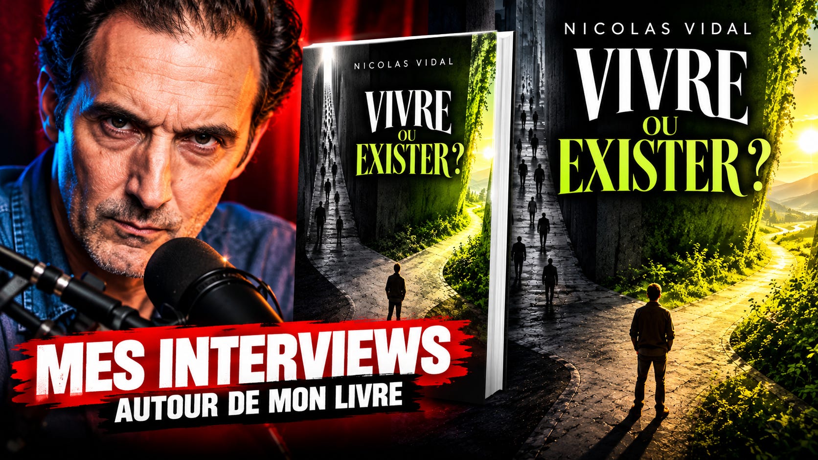 (Vidéo) Vivre ou Exister : mes deux interviews d’hier sur Ligne Droite et Omerta