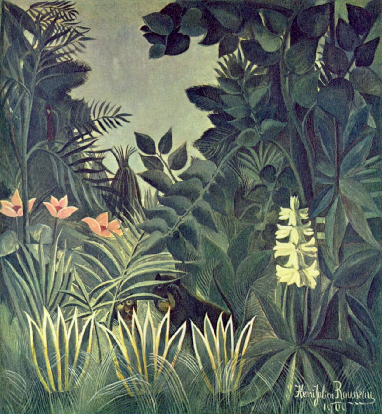 Rousseau dense green jungle Rousseau dense green jungle