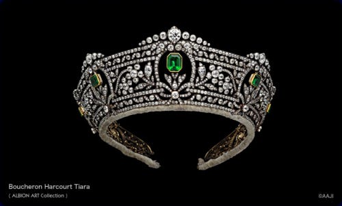 Tiara Mania — How had I never seen the Harcourt emerald tiara?...