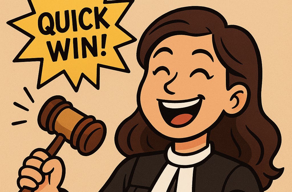 quick win clipart