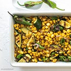 Grilled Zucchini, Corn and Peppers