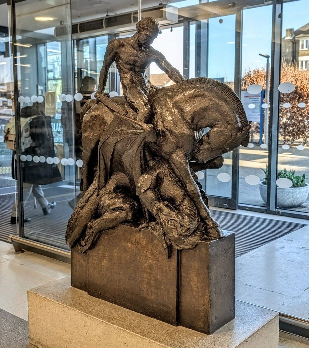 May be an image of monument