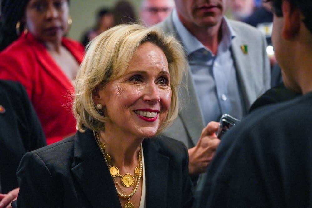 Gwen Walz visits Phila. for campaign event to mobilize LGBTQ+ voters | The  Daily Pennsylvanian