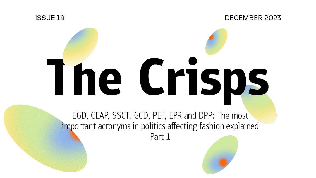Know what EPR, GCD, DPP, PEF mean?